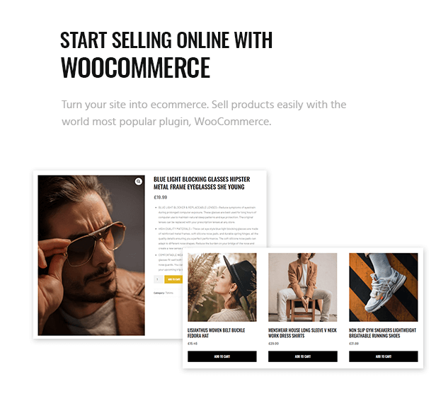 WooCommerce supported