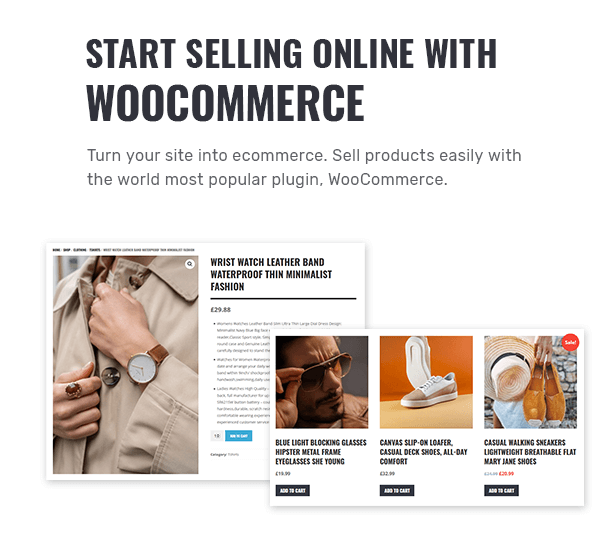 WooCommerce supported